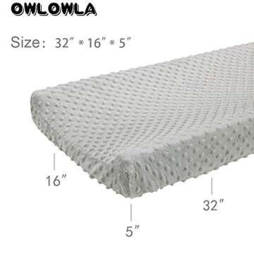 Owlowla Changing Pad Cover - Soft & Stylish 2-Pack