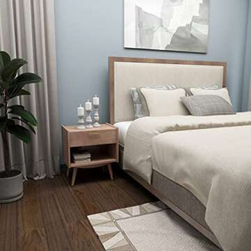 Deco 79 Mango Wood Decorative Candle Holder Turned Style Pillar Candle Stand, Set of 3 Candlestick Holder 10", 8", 6”H, White