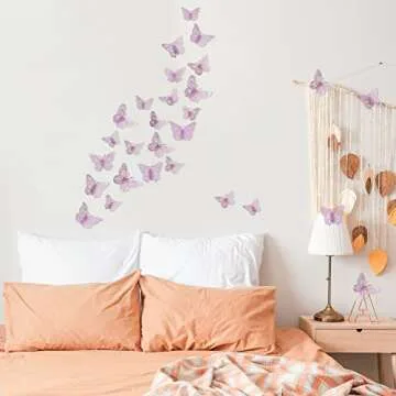 Vibrant Butterfly Wall Stickers Set for Artsy Decor