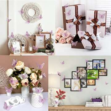 Vibrant Butterfly Wall Stickers Set for Artsy Decor