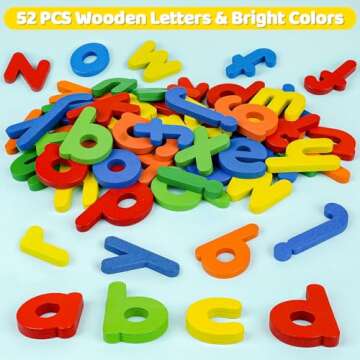BEESTECH Spelling Matching Letter Games, Educational Learning Toys for Toddlers 2, 3, 4 Years Old, Preschool Learning Toys Activities, Alphabet Montessori Toys for 2,3,4 Year Old Boys, Girls