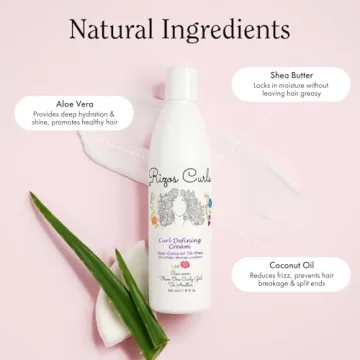 Rizos Curls Cream for Defined Waves Curls Coils 10 oz