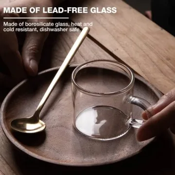 Mfacoy Set of 6 Mini Espresso Cups - Microwave Safe