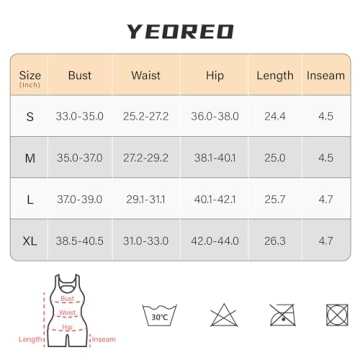 YEOREO Backless Tummy Control Jumpsuit for Women
