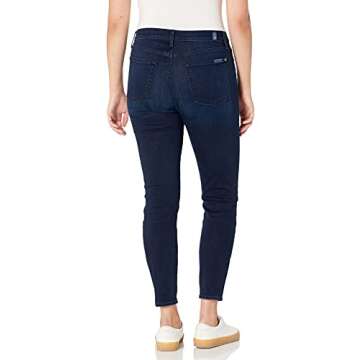 7 For All Mankind Women's Ankle Skinny High Rise Jeans - Effortless Style and Comfort