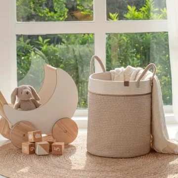 Stylish LA JOLIE MUSE Woven Storage Basket for Every Home