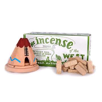 Teepee Incense Burner - Natural Aromatic Wood Exclusive