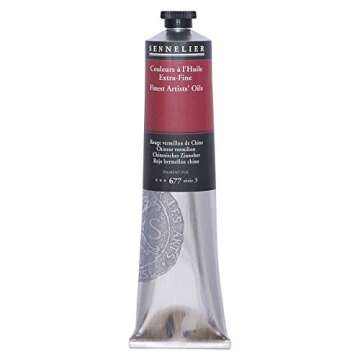 Sennelier Artists Color Oil Paint, 6.76 Fl Oz (Pack of 1), Chinese Vermillion S3