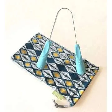 DrTung’s Stainless Tongue Scraper - Tongue Cleaner for Adults, Kids, Helps Freshens Breath, Easy to Use Comfort Grip Handle, Comes with Fabric Travel Pouch - Stainless Steel Tongue Scrapers, (1 Count)