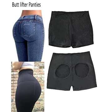 Women Seamless Butt Lifter Body Shaper Tummy Control Lift Girdle Panties Boyshorts Shapewear Underwe...