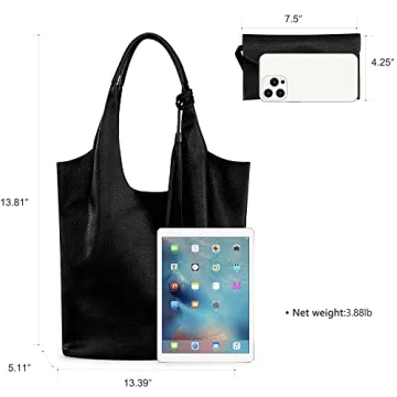 Montana West Large Vegan Leather Hobo Bag for Women