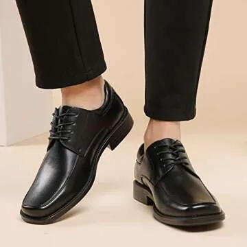 DECARSDZ Men's Stylish Dress Shoes for Comfort and Elegance