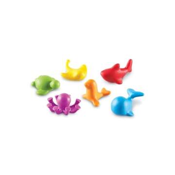 Learning Resources Under The Sea Ocean Counters - 72 Pieces, Ages 3+ Toddler Learning Toys, Counting Toys for Kids, Math Counters for Kids