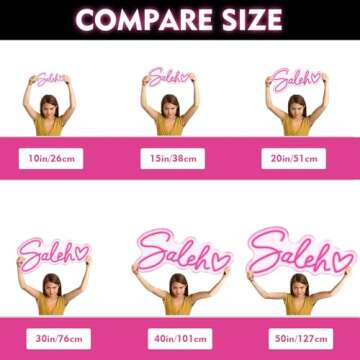 Custom Neon Signs Neon Sign Customizable for Wall Decor Personalized Neon Sign for Wedding Birthday Party Gift Party Bar Game Room Home Business Shop Name Logo Neon Sign