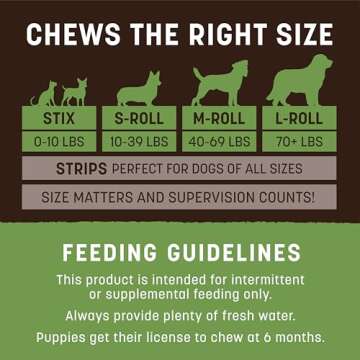 Earth Animal No Hide Chew Rolls for Small Dogs - 2 Count