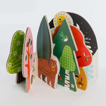 Bookscape Board Books: A Forest's Seasons: (Colorful Children?s Shaped Board Book, Forest Landscape ...