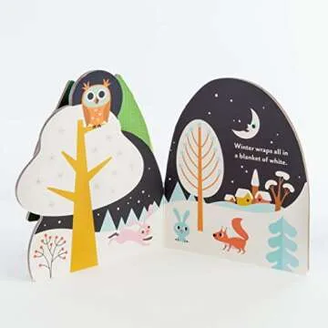 Bookscape Board Books: A Forest's Seasons: (Colorful Children?s Shaped Board Book, Forest Landscape Toddler Book)