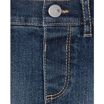 The Children's Place baby girls Toddler Denim Skort Skirt, China Blue, 3T US
