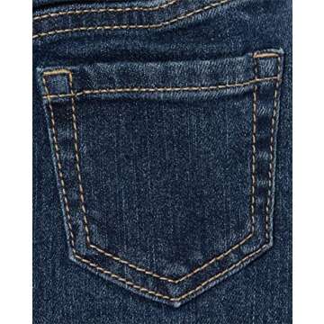 The Children's Place baby girls Toddler Denim Skort Skirt, China Blue, 3T US