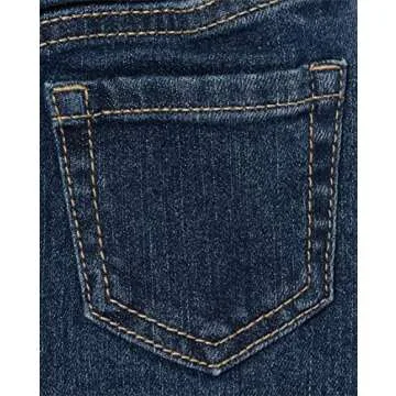 The Children's Place baby girls Toddler Denim Skort Skirt, China Blue, 3T US