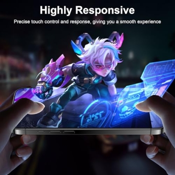 Esanik iPhone 16 Plus Privacy Screen Protector Pack