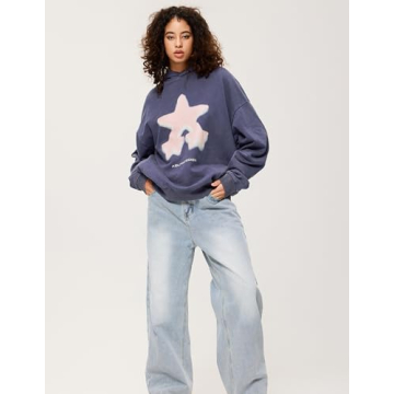 Aelfric Eden Women's Oversized Star Graphic Hoodie