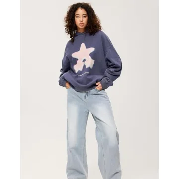 Aelfric Eden Women's Oversized Star Graphic Hoodie