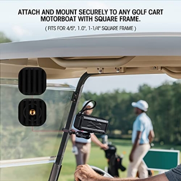 Roykaw Portable Bluetooth Speaker for Golf Carts