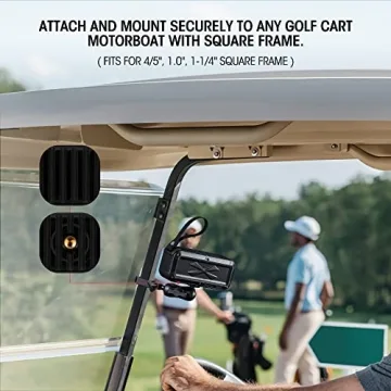 Roykaw Portable Bluetooth Speaker for Golf Carts