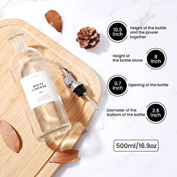 Molimoli Stylish Oil and Vinegar Dispenser Set - Perfect for Modern Kitchens