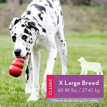 KONG Classic Dog Toy, Red, X-Large