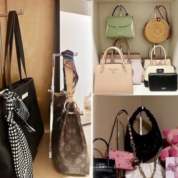 K KAIDIYIN Purse Stand 2 Pack Adjustable Stainless Steel Display