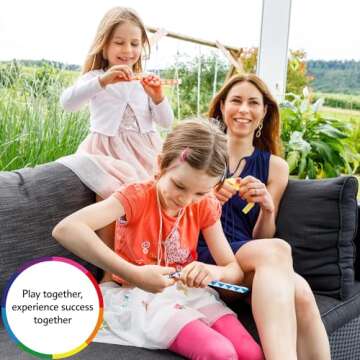 CUBIDI® Magic Snake Cube | Fidget Snake Toy for Kids | Travel Toys for Kids Ages 4-8 | Great Gift for Boys and Girls Birthday, Easter Basket Stuffers | 0.35 inch x 0.55 inch | Set of 6