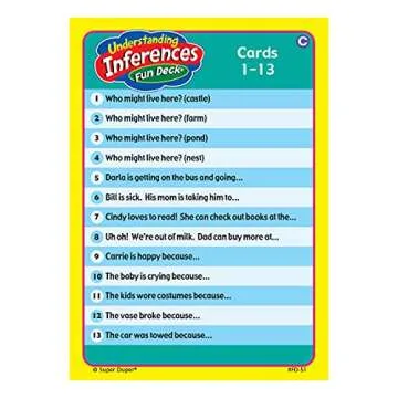 Super Duper Fun Deck for Children's Learning Skills