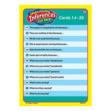 Super Duper Fun Deck for Children's Learning Skills