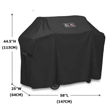 MissGrill 7130 Grill Cover with Heavy Duty Waterproof Protection for Your Weber Grills