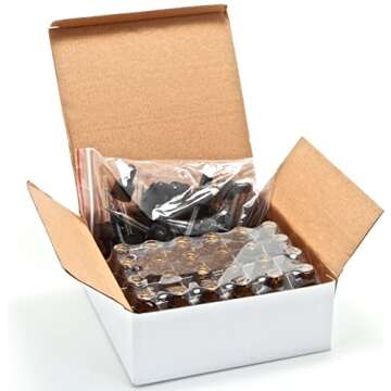 Vivaplex 24 Amber Glass Bottles with Droppers: Protect & Disperse