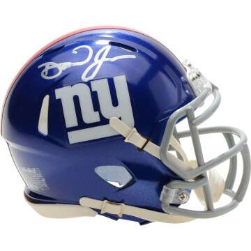Daniel Jones New York Giants Autographed Riddell Speed Mini Helmet - Exclusive Collectible