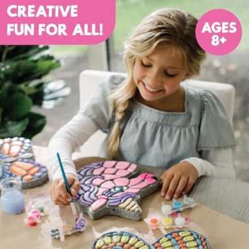 MindWare Unicorn Paint Your Own Stepping Stone Kit