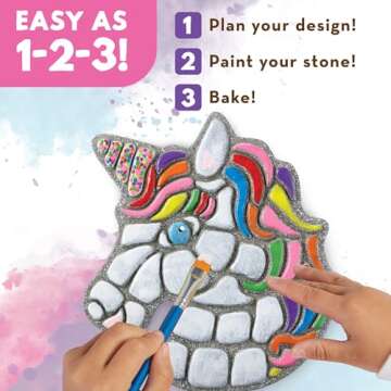 MindWare Unicorn Paint Your Own Stepping Stone Kit