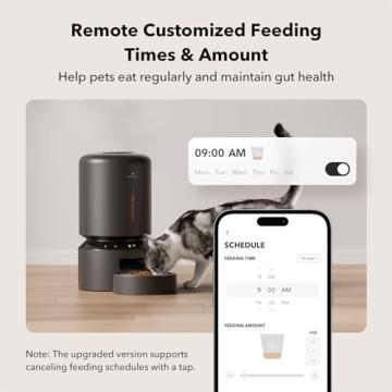 Automatic Cat Feeder with Smart App Control and Freshness