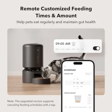 Automatic Cat Feeder with Smart App Control and Freshness