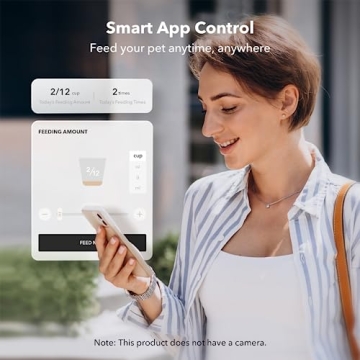 Automatic Cat Feeder with Smart App Control and Freshness