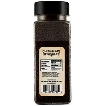 Chefs Select Decorative Rainbow and Chocolate Sprinkles Variety Pack -14oz