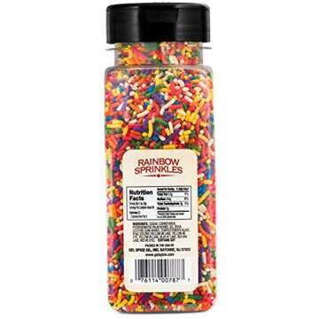Chefs Select Decorative Rainbow and Chocolate Sprinkles Variety Pack -14oz