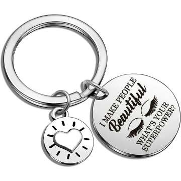 Stylish Eyelash Makeup Artist Jewelry - Perfect Appreciation Gift