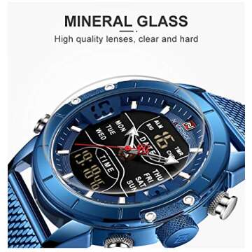 Stylish NAVIFORCE Digital Watch for Men - Waterproof & Versatile