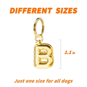 Personalized Cat Collar Charm - Durable Brass Balloon Tag