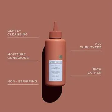 Kristin Ess Hair Curl Shea Butter Shampoo and Conditioner Set for Curly Hair Bounce + Shine - Anti F...