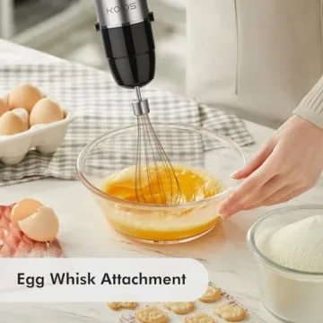 KOIOS 1000W Immersion Hand Blender for Smoothies and Soups